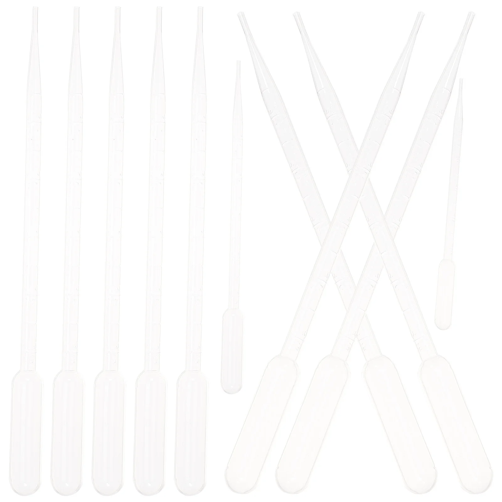 

100Pcs Smooth Clear Plastic Dropper Pipettes with Scale for Easy Liquid Check Pipettes Dropper Clear Droppers Liquid Droppers