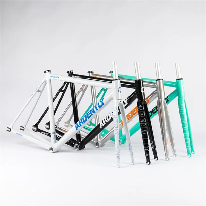 Fixed Gear Bicycle Frame, Aluminum Alloy Bike Frame, Front Fork Seat Tube Clamp 31.8mm ,Open Front 100mm Back 120mm