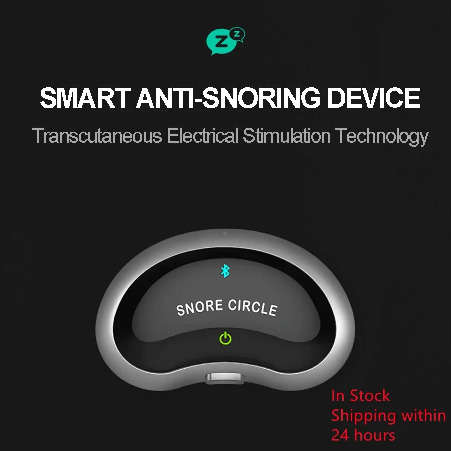 Smart Anti Snoring Device Magnetic Patch Snore Stopper Electric Throat Muscle Stimulator No Snoring Anti Ronquidos Travel Home