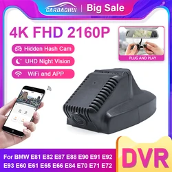 New Plug and Play 4K 2160P Wifi Car DVR Camera Dash Cam For BMW E81 E82 E87 E88 E90 E91 E92 E93 E60 E61 E65 E66 E84 E70 E71 E72