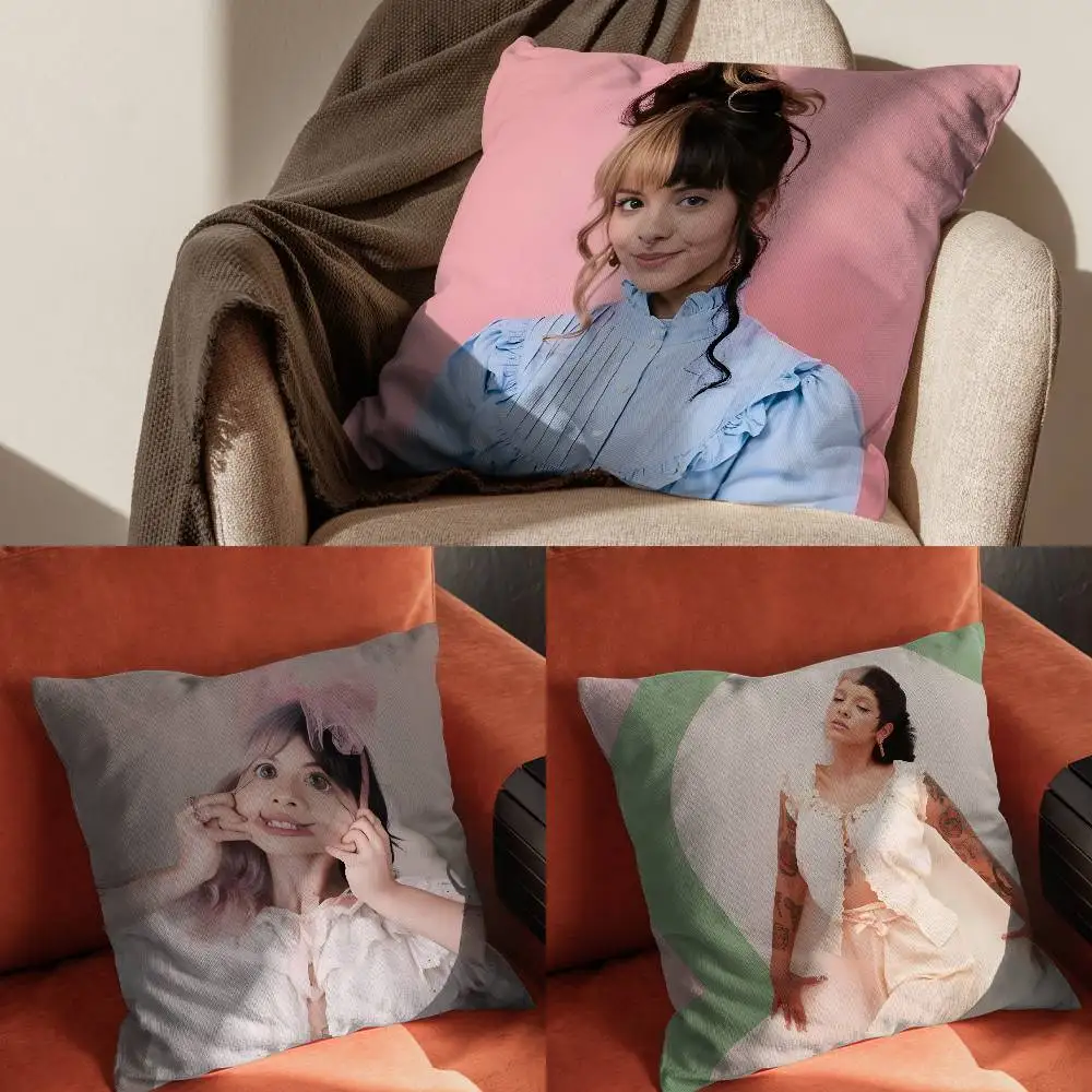 

M-Melanie M-Martinez Pillow Case Pillowcase For Car Pillows 60x60 Cushions Luxury Double Sided Cover Home And Decoration Sofa