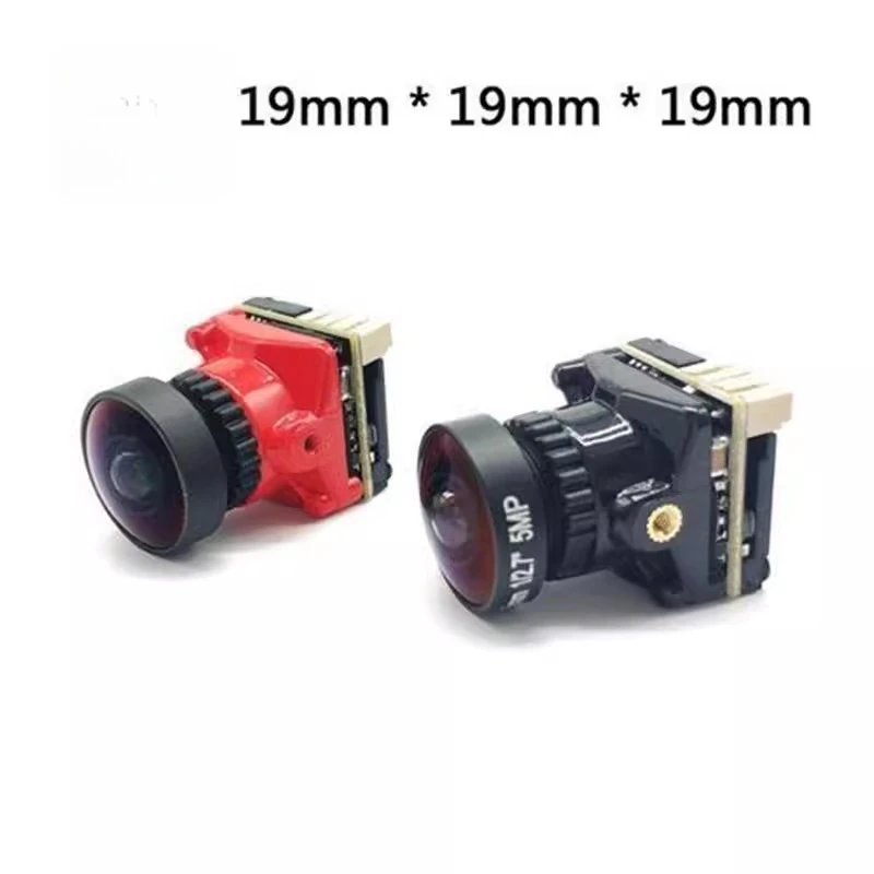 Cámara Sky Wheel FPV 1200TVL NTSC/PAL 1/1,8 Sensor súper antideslumbrante HD visión nocturna baja latencia 19mm x 19mm 8g para Dron de carreras