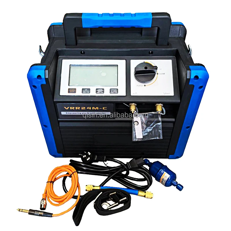 

VRR24M-C Intelligent Refrigerant Recovery Machine Portable AC R32 R1234YF Gas Extractor For HVAC & Automotive Air Conditioning