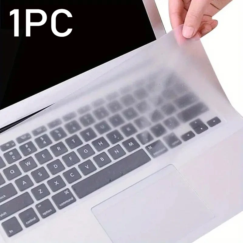 

1 шт., 15-дюймовый универсальный чехол для клавиатуры ноутбука, защитная пленка для клавиатуры компьютера, водонепроницаемая, пылезащитная