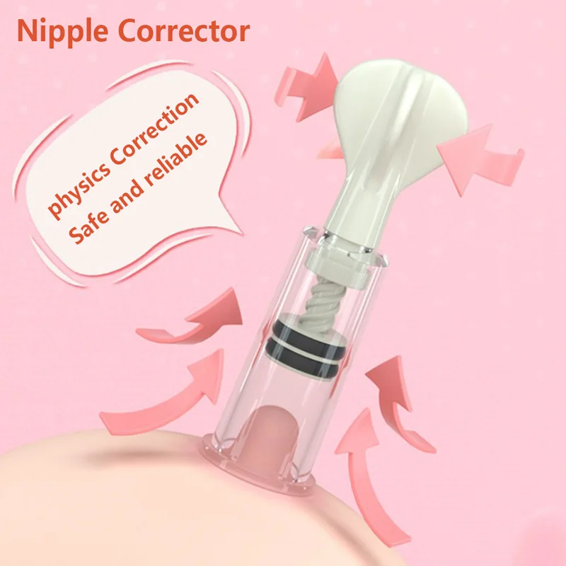 Nipple Correcter Aspirator Puller Retraction Pump Sucker Teat Massager Corrector Portable Women Nipple Orthotics Mum Health Care