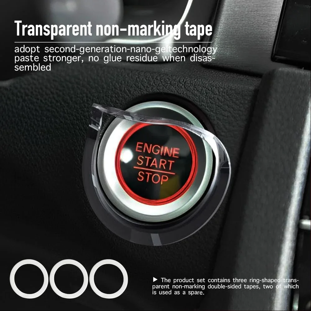 ذراع تشغيل وإيقاف محرك السيارة ، دفع لبدء التشغيل ، هزاز زر واحد ، رافعة السيارات ، اكسسوارات الديكور