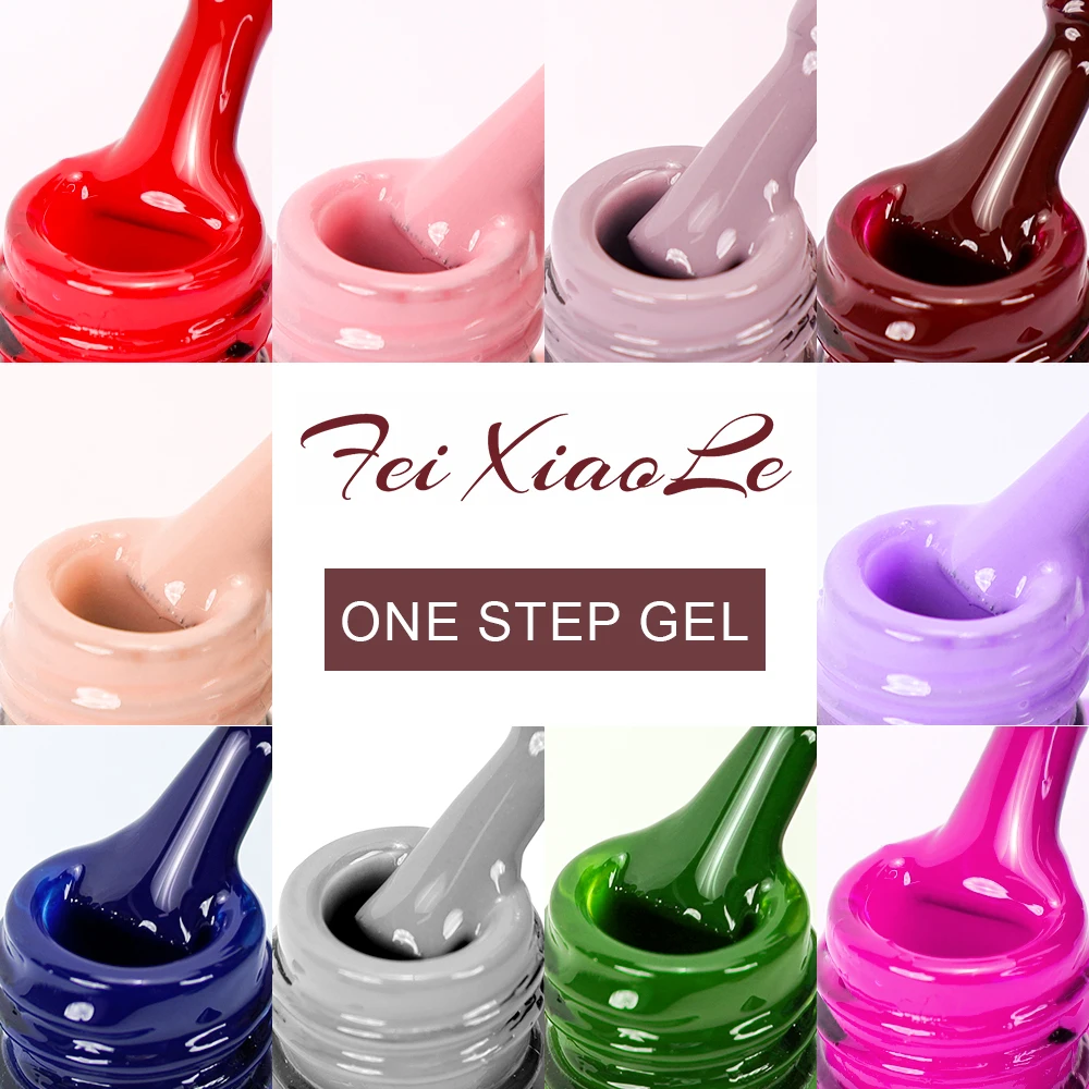 3in1 Gel One Step Gel (ไม่จําเป็นต้องทับหน้าและเสื้อพื้นฐาน) 27 สี Series 15ml เจลเล็บชุด Fall Shine Finish กึ่งถาวร
