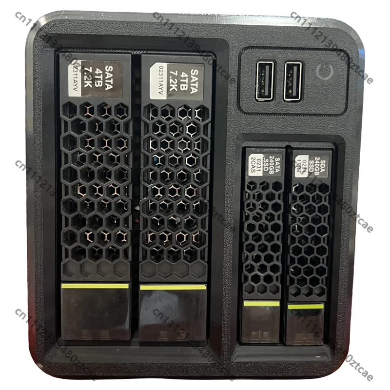 2 Bay Custom Mini NAS Chassis Home Multi Disk Network Storage Computer Case
