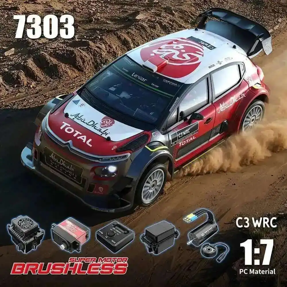 

MJX Hyper Go 7303 1/7 4WD Бесщеточный раллийный радиоуправляемый дрифт-автомобиль с дистанционным управлением Игрушечный гоночный автомобиль 4x4 Внедорожный высокоскоростной 60 км/ч