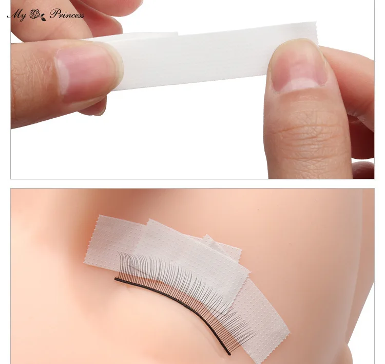 9M Eyelash Extension Tape Makeup 6 PCs Breathable Anti-allergy Easy to Tear Micropore Tape Professional Lashes Tape