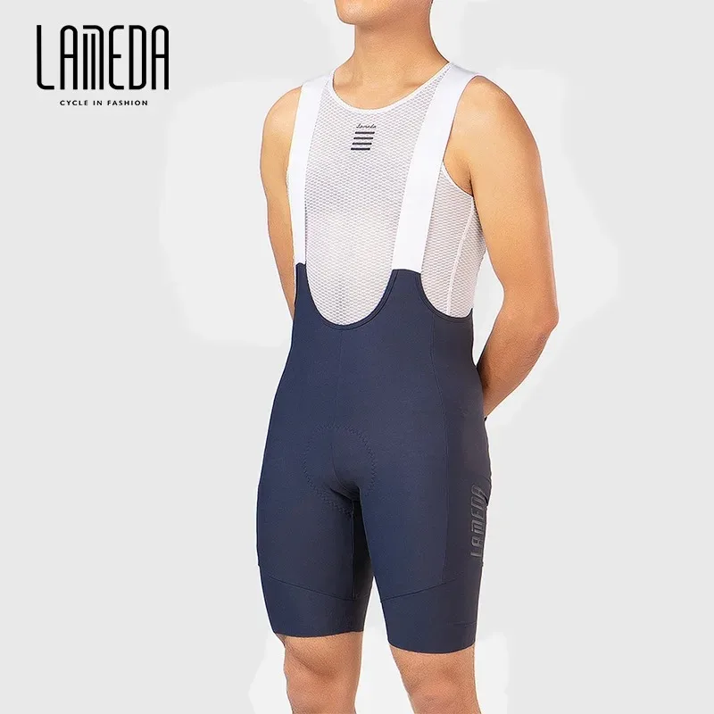 LAMEDA Summer Cycling Pants Men's Shorts Professional Breathable Mountain Road Bicycle Suspenders Pants Mountain Bike Shorts