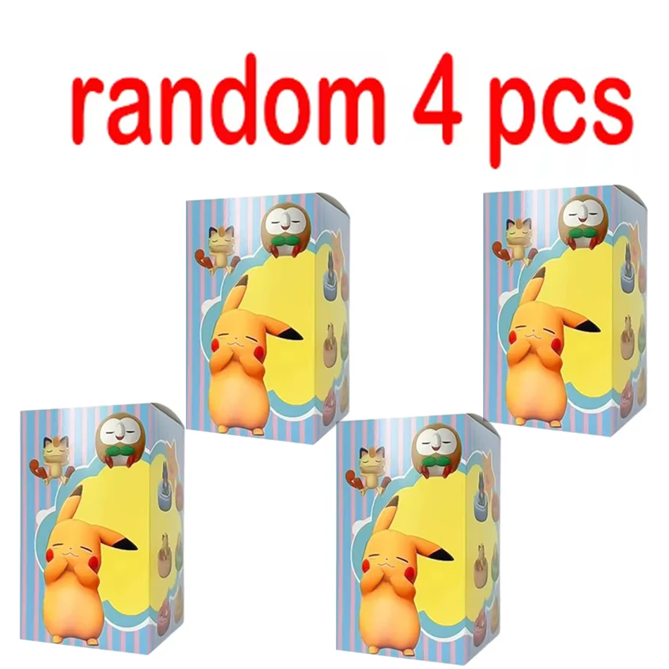 Heiß begehrte Anime-Figur Eevee Multi-Form-Serie Blindbox Desktop-Dekoration Ornament-Set Spielzeug Szenenbauteile Überraschungsgeschenk