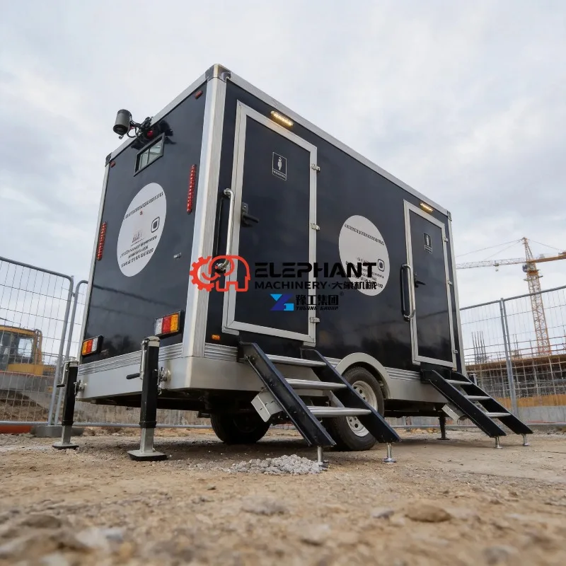 2026 Original Luxury Portable Restroom Trailer for Portable Toilet Container with Tailored Colors for Trailer Applications