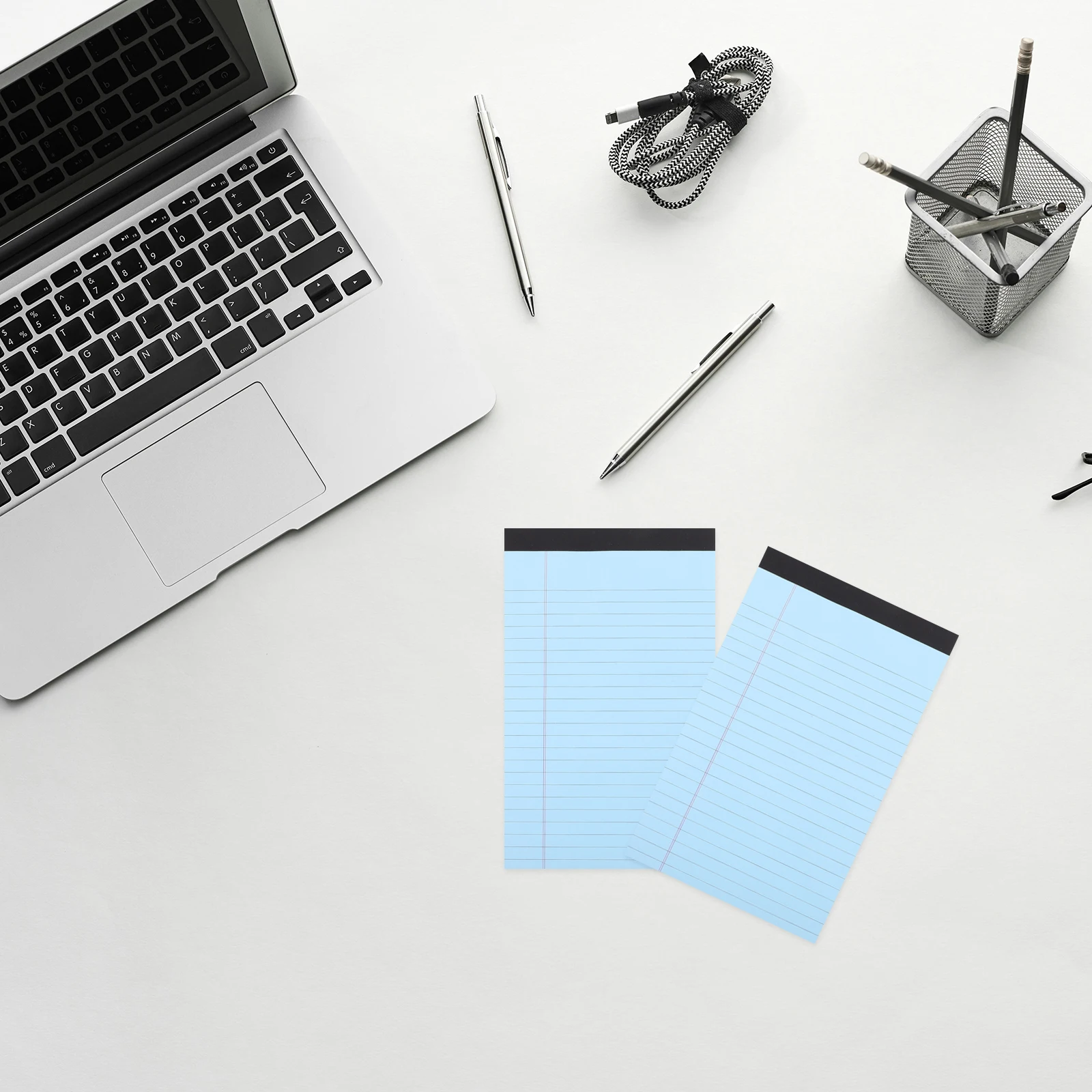 

4pcs Lined Legal Pad Notepad For Office A5 Tearable Memo Pad Multi-Functional Pocket Notebook Time Planner Idea Organizer