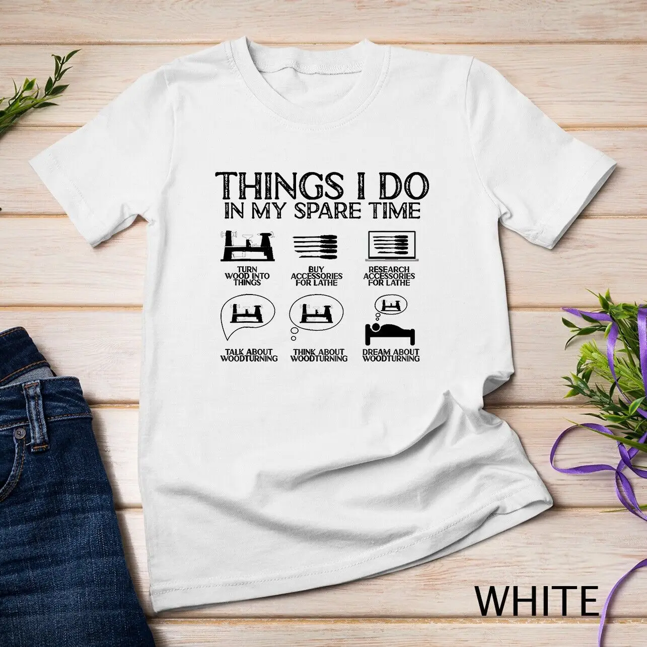 Things I Do in my Spare Time - Woodworking Unisex T-shirt