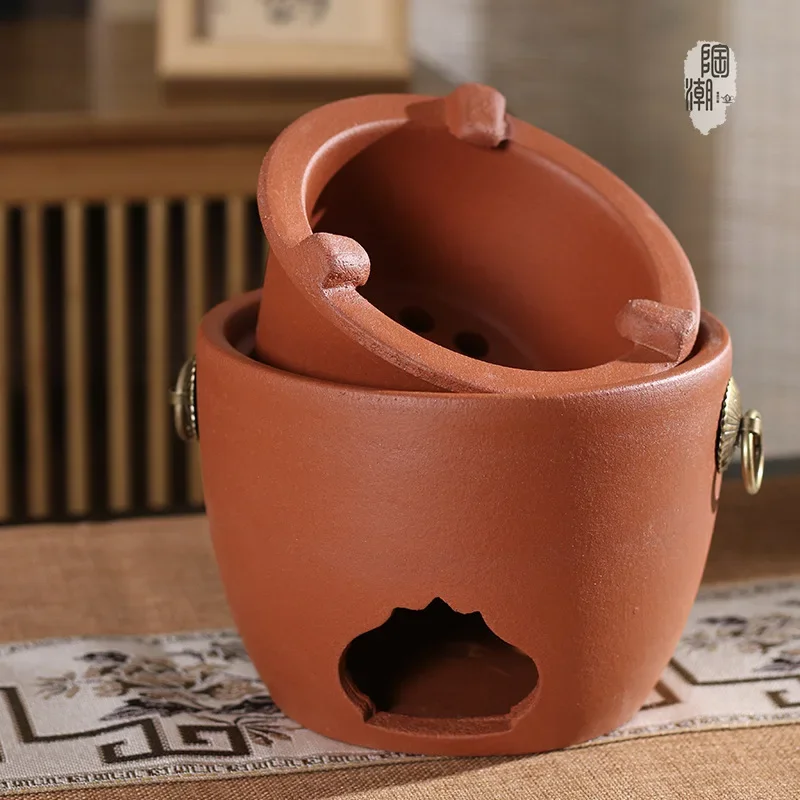 Teapot warmer Kung Fu Tea Stove Charcoal firing alcohol stove Clay oven Home Portable Charcoal burner charcoal stove Tea pot set