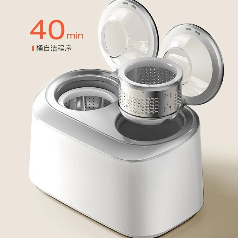 ダブルキャビンバケット式下着洗濯機、自動パルセーターミニ洗濯機