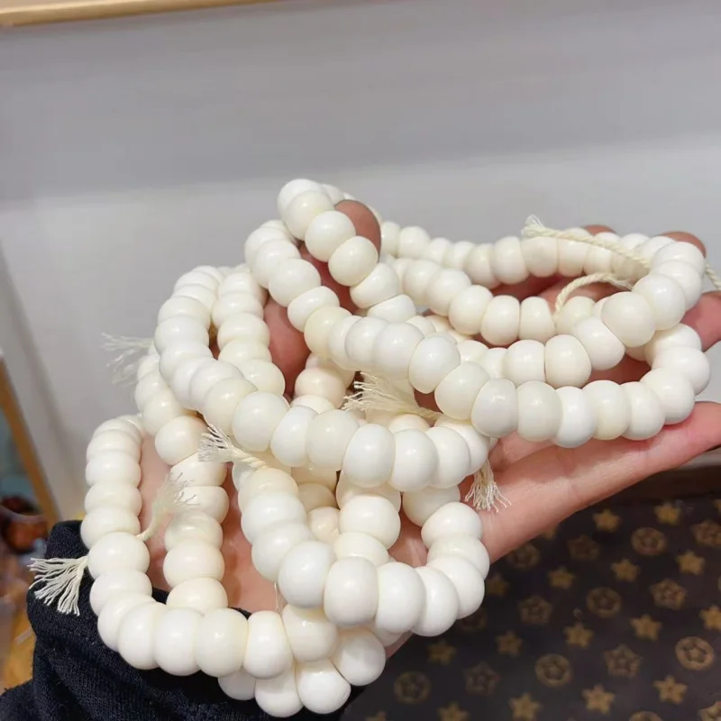 

Bone 11.6Mm Garlic Cloves Large Intestine Handheld Ornament Accessories Bracelet Necklace