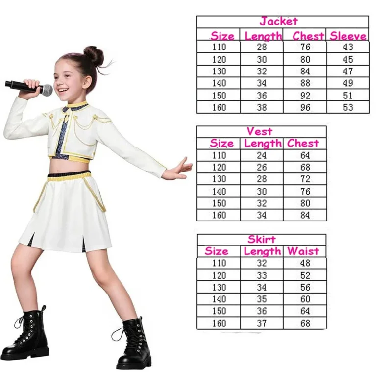 CyHuntrix Golden Kpop Demon Hunters Rumi Mira Zoey disfraz Cosplay niños niñas fiesta de cumpleaños Halloween ropa para el escenario