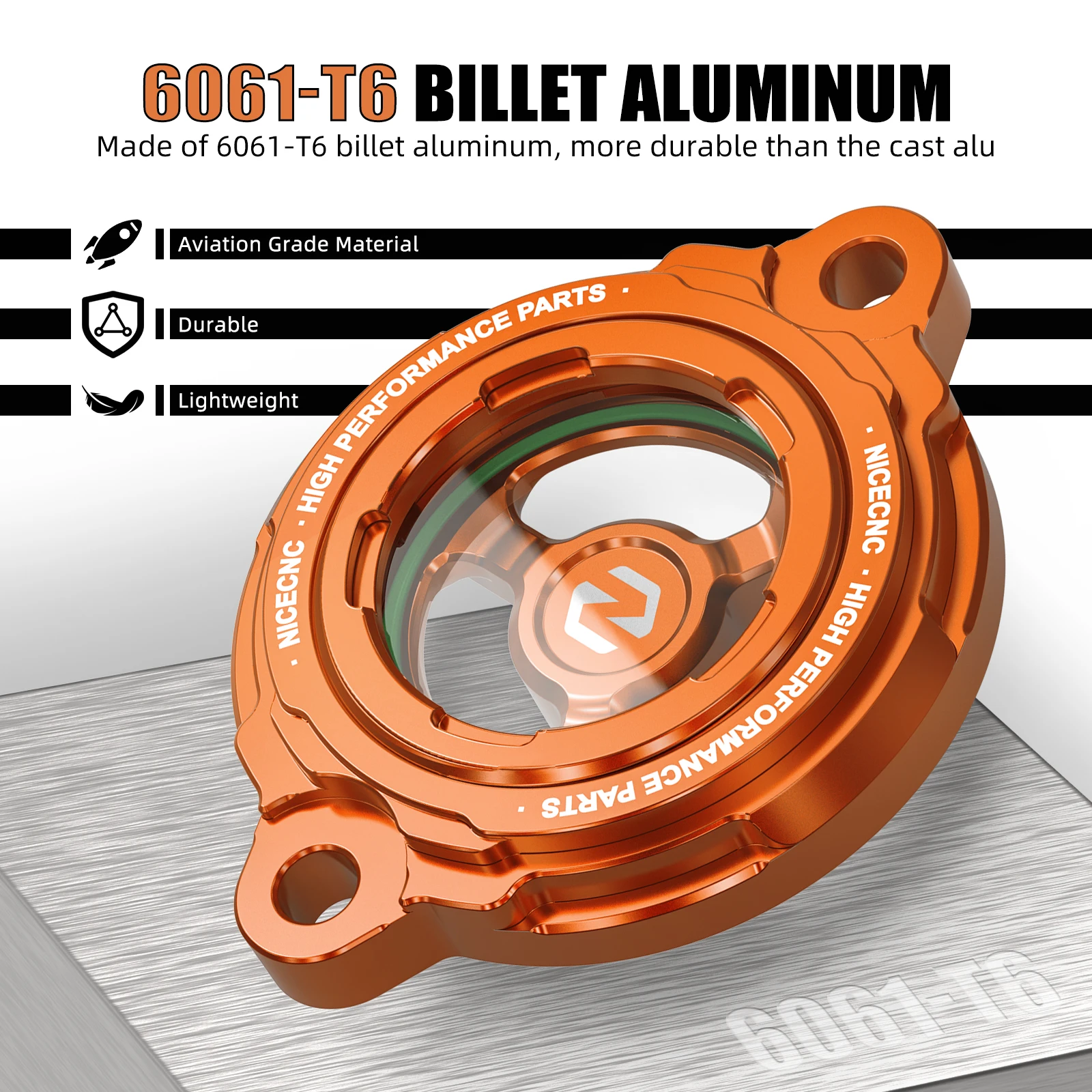 (EU-Lager) NICECNC Motorölfilter-Abdeckkappe für KTM 690 Enduro R 690 SMC R 12-23 Husqvarna 701 Enduro /Supermoto GasGas 700 – Detail 12