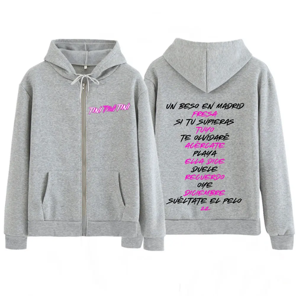 2025 رائجة البيع تيني موضة الجرافيك سستة هوديس الرجال النساء موضة البلوز بأكمام طويلة الجمالية زمم سترة مروحة الهدايا #4