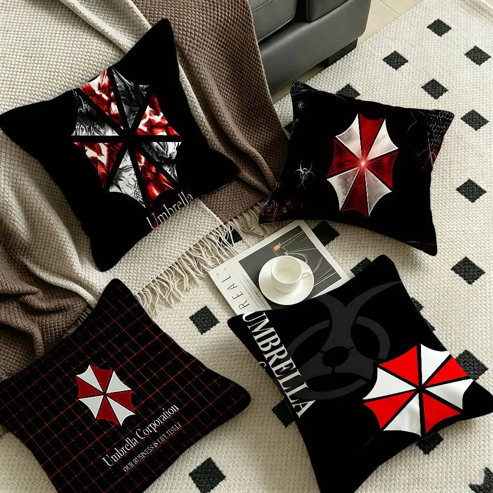 Horror R-Resident E-Evil Game Cushion Cover Pillow Cover Decor Pillowcase Printed Cushion Case for Couch