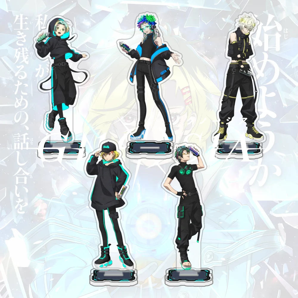 Anime Game GNOSIA Keychains Pendant Acrylic stand Sandwich craft standee Yuri Racio Setsu ShaMing Fans Gifts cosplay Accessories