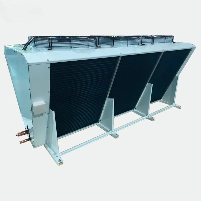 Tabung kondensor unit kipas kondensor vertikal pendingin dan pendingin kondensor berpendingin udara