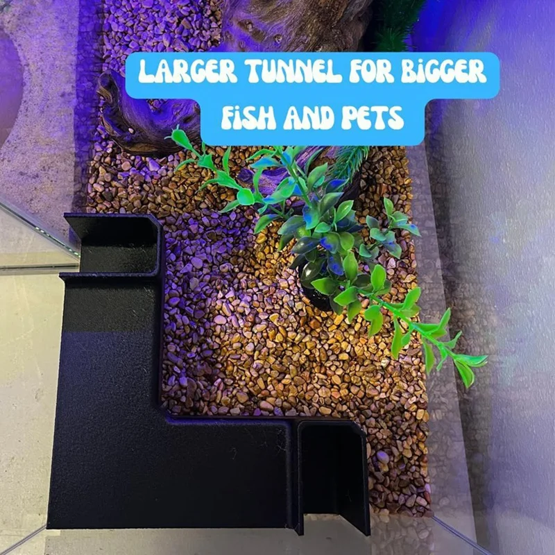 2 pz gamberetti grotta acquario Tunnel gamberetti pelli per acquario angolo acquario grotta angolo acquario decorazioni