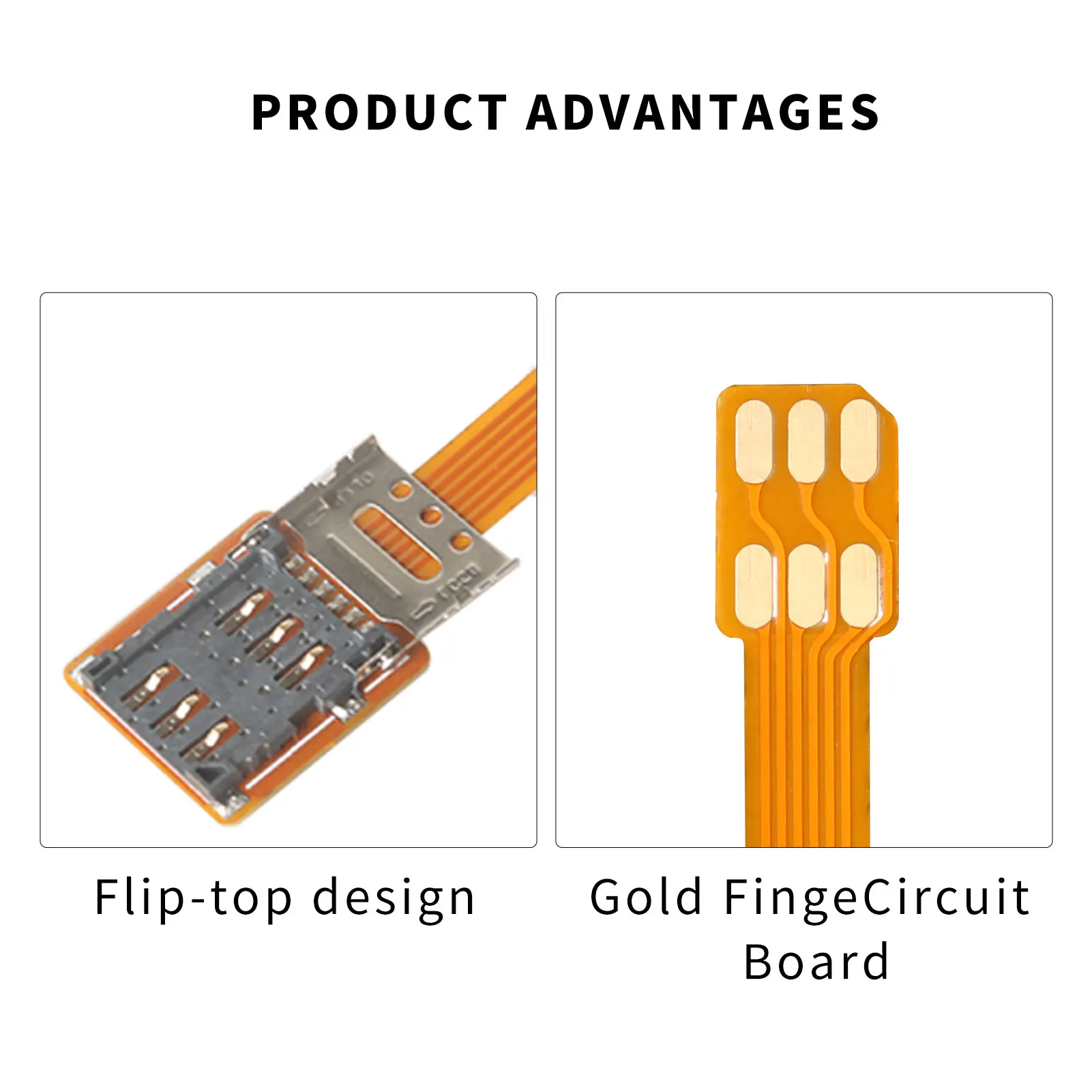 CPE External Card Extension Cable Portable WiFi Router Adapter Nano Card Flip-Cover Slot FPC Integrated Cable 5cm - view 3