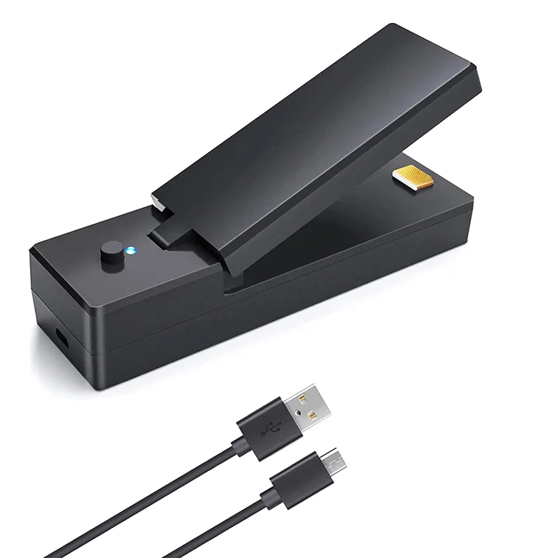 ミニヒートバッグシーラー,ビニール袋用スマートバッグシーラー,小型ポータブルヒートシーラー,スナックチップ用再シールバッグ