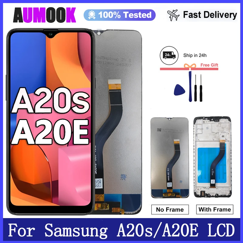 Nueva pantalla para Samsung Galaxy A20s A207F pantalla LCD MONTAJE DE digitalizador con pantalla táctil para Samsung A20e A202F reemplazo de la pantalla