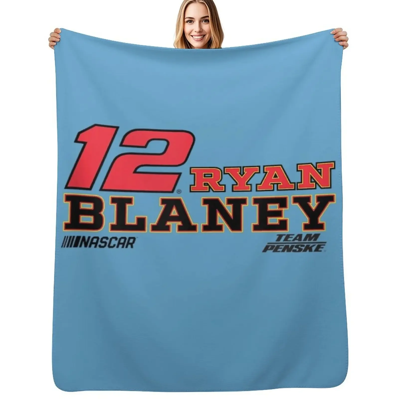 

NASCAR - Ryan Blaney - Driver Throw Blanket Tourist Blankets For Bed Cute heavy to sleep Blanket