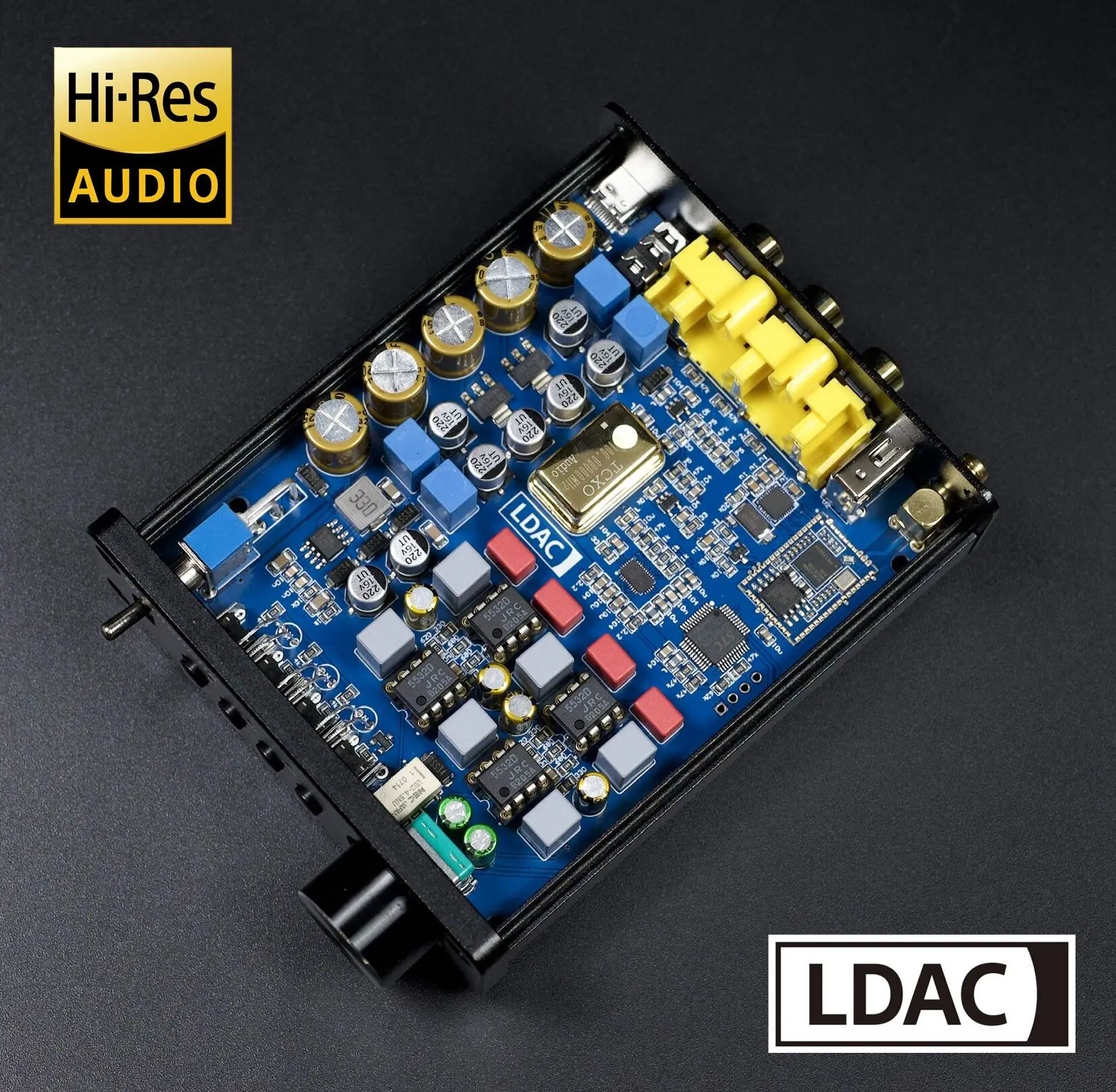 QCC5125 Bluetooth 5.1 decoder ES9038 LDAC computer USB sound card Coaxial super CSR8675 5.0