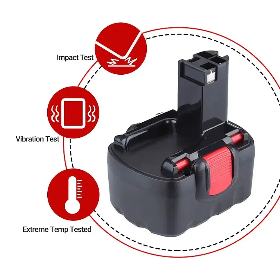 6800mAh 9.8Ah Ni-MH 14.4V Do Bosch BAT038 BAT140 BAT040 BAT041 BAT159 2607335533 2607335711 26073356 Akumulator narzędziowy