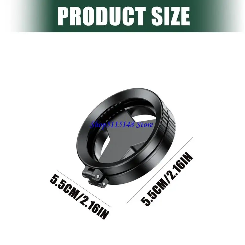 F3MA 52mm مستقطب دائري عدسة الهاتف المغناطيسي حالة تعديل قابلة للطي