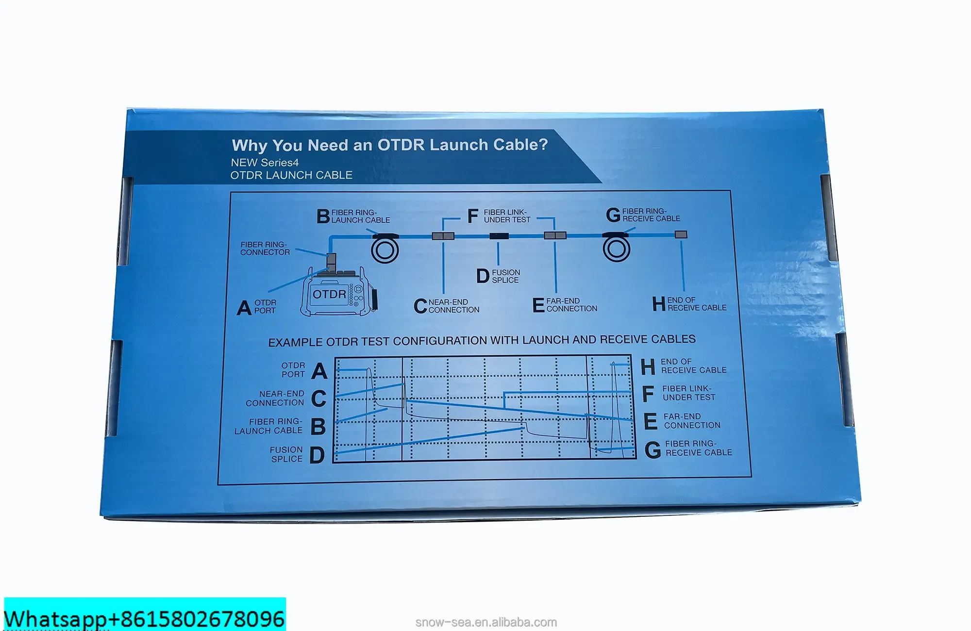 OTDR  Cable Box with 1000m Bare Fiber for OTDR Fiber Optic Test