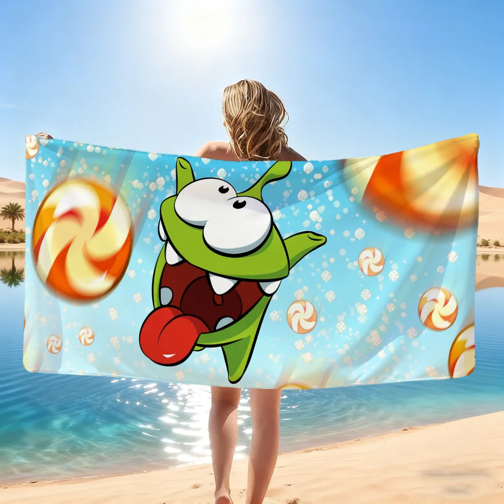 O-om أنيمي n-Nom منشفة هدية للسفر الصالة الرياضية ساونا السفر سبا دش التخييم سريعة الجافة الرياضة مناشف الشاطئ بركة لينة #1