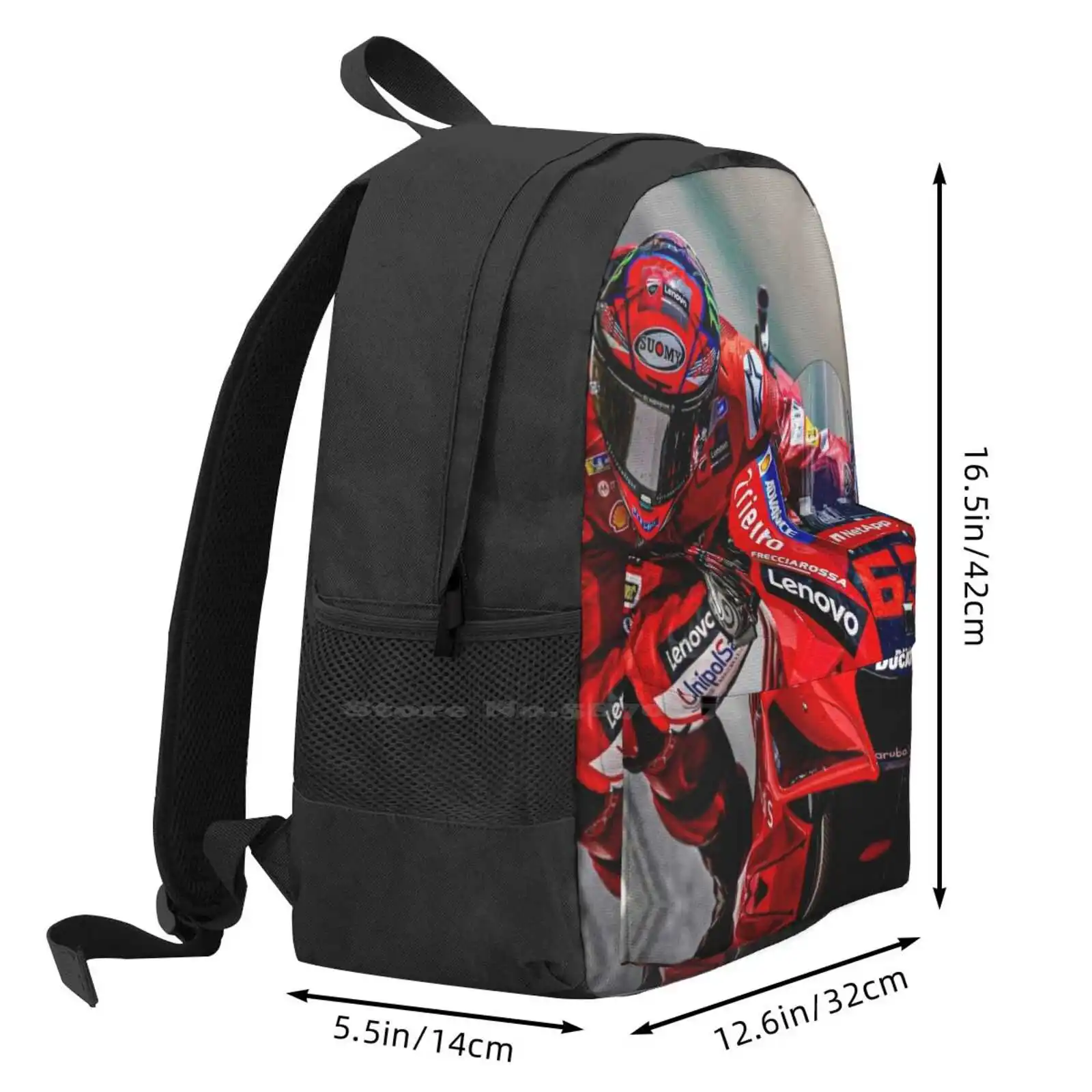 Francesco Bagnaia Mode Reise Laptop Schule Rucksack Tasche Francesco Bagnaia