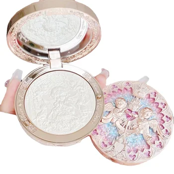 The Flower Knows Little Angel Collection Relief Highlight Face Powder Iluminador Makeup…