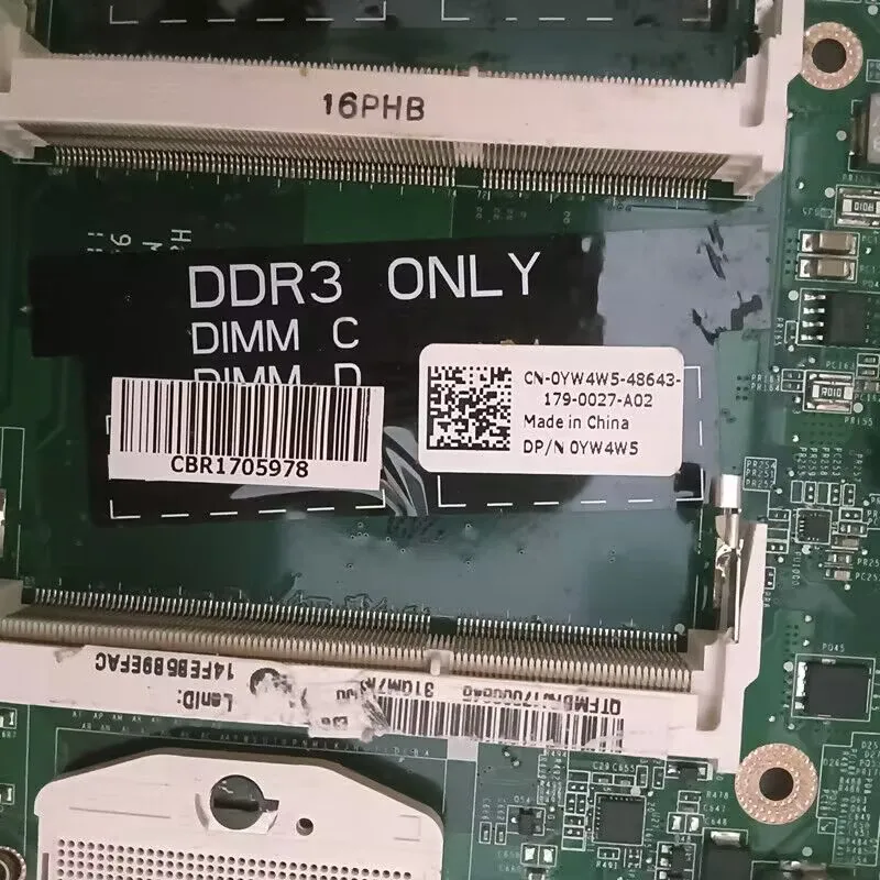 

For Dell XPS L702X Laptop Motherboard CN-0YW4W5 0YW4W5 YW4W5 Mainboard DAGM7MB1AE0 N12E-GE-B-A1 GT555M SLJ4N 100% Tested Good