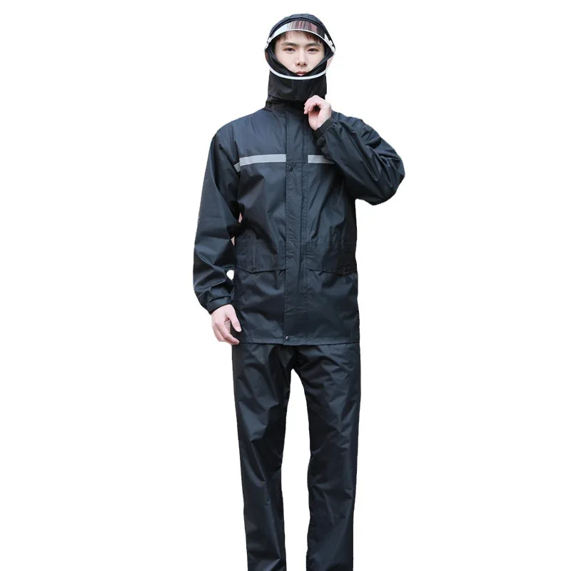 

Плащ, комплект дождевых штанов, антибликовая одежда для всего тела, антибликовая одежда для взрослых, одежда для велоспорта на вынос