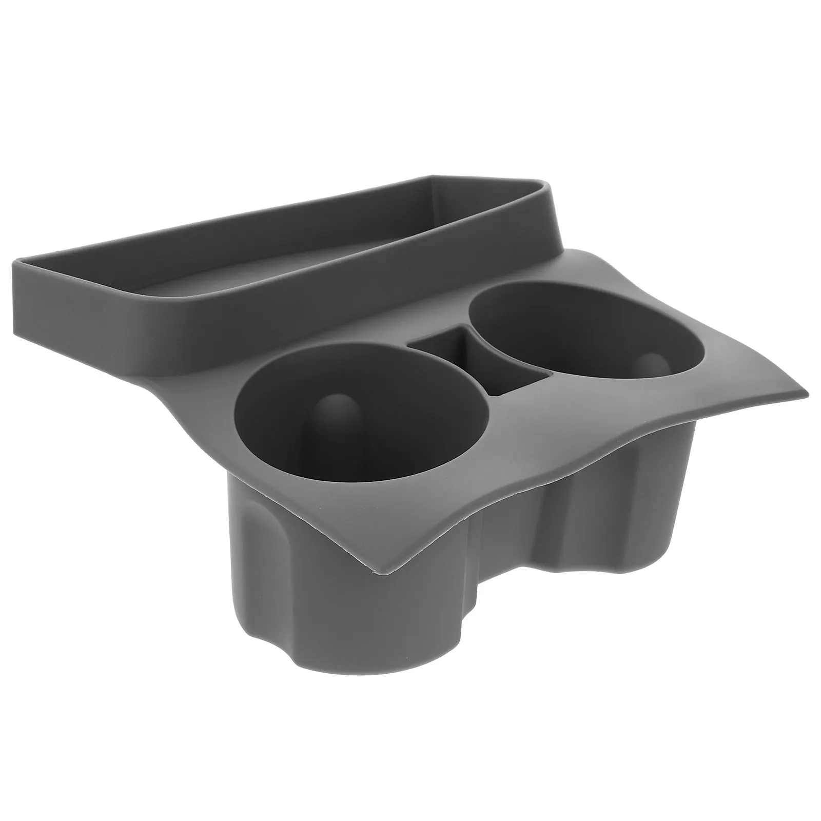 

Water Cup Limiter Holder Car Storage Tray for Y Silicone Cup Pad Gray Practical Vehicle Accessory