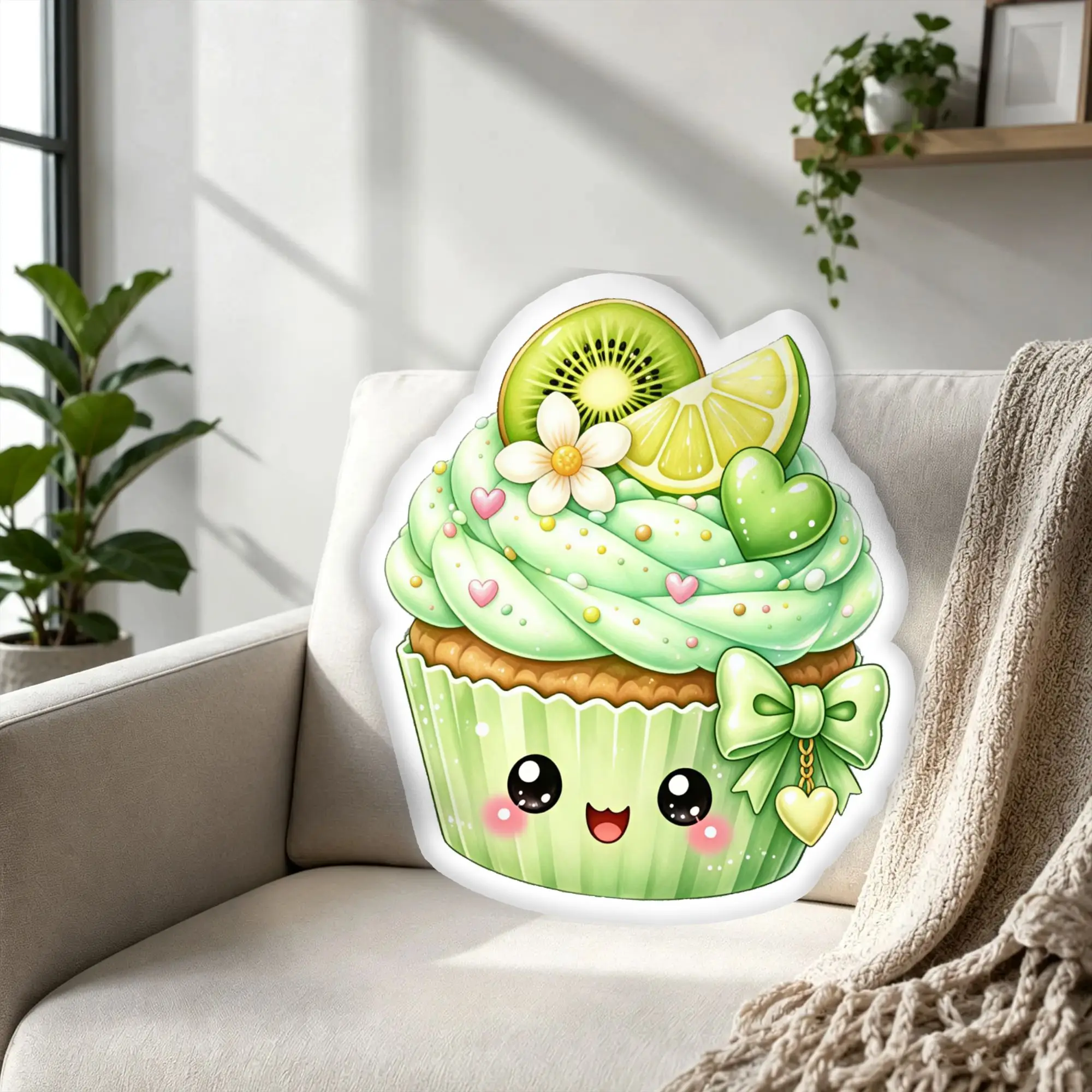 Custom Colorful Fantasy Cake Pillow Double Sided Pretty Fantasy Cushions Personalized Plush Pillows for Sofa