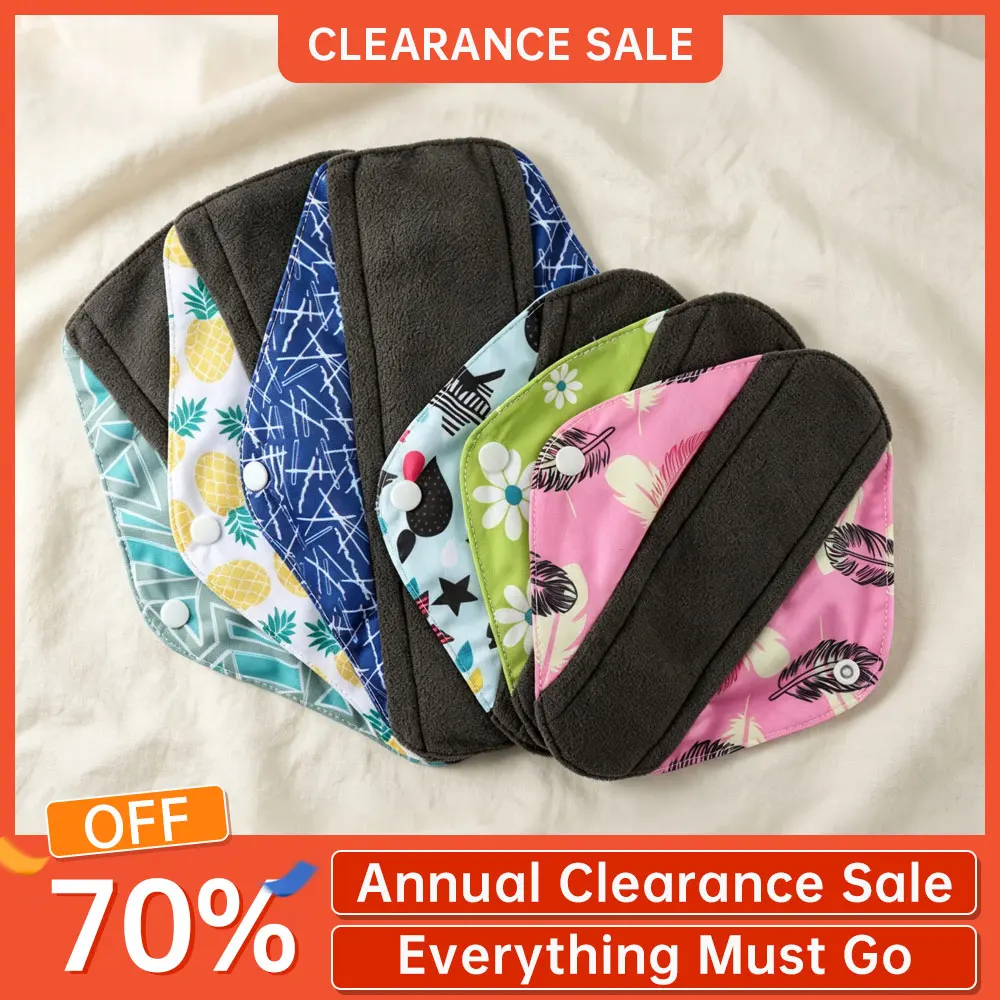 1Pcs 1Pcs Reusable Cloth Menstrual Pad Washable Sanitary Napkin, 4 Sizes Available, Random Color Feminine Period Pad for Women - Aliexpress Deal