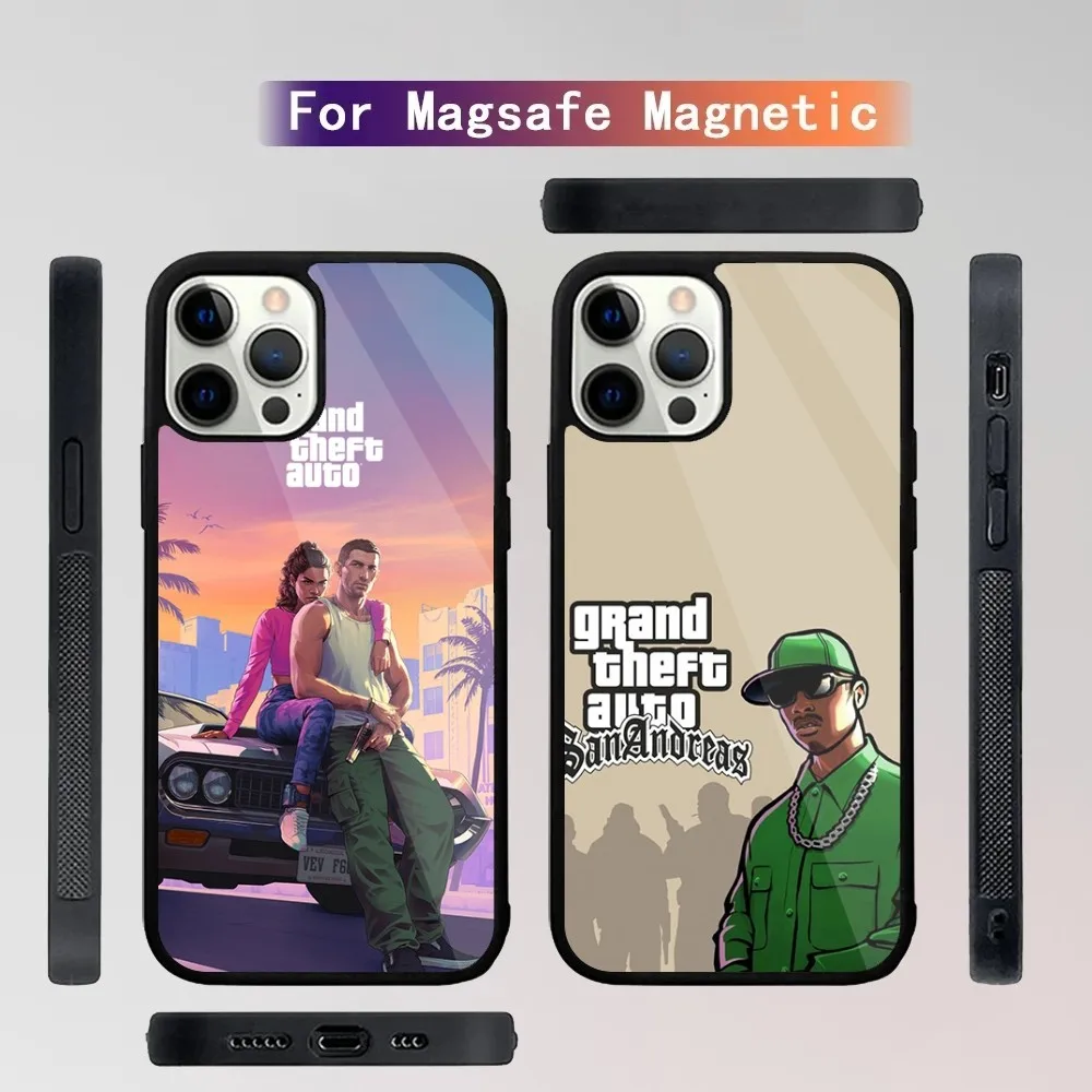 

Game G-GTA 5 6 Phone Case For iPhone 16,15,14,13,12,11,Plus,Pro,Max Mini Magsafe Magnetic Wireless Charging