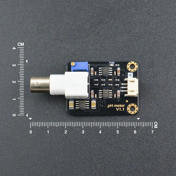 Gravity: Analog cone pH meter (measuring soil and food pH)