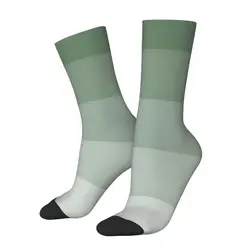 Sage Green Ombre Stripes Socks Abstract Socks Male Mens Women Spring Stockings Hip Hop