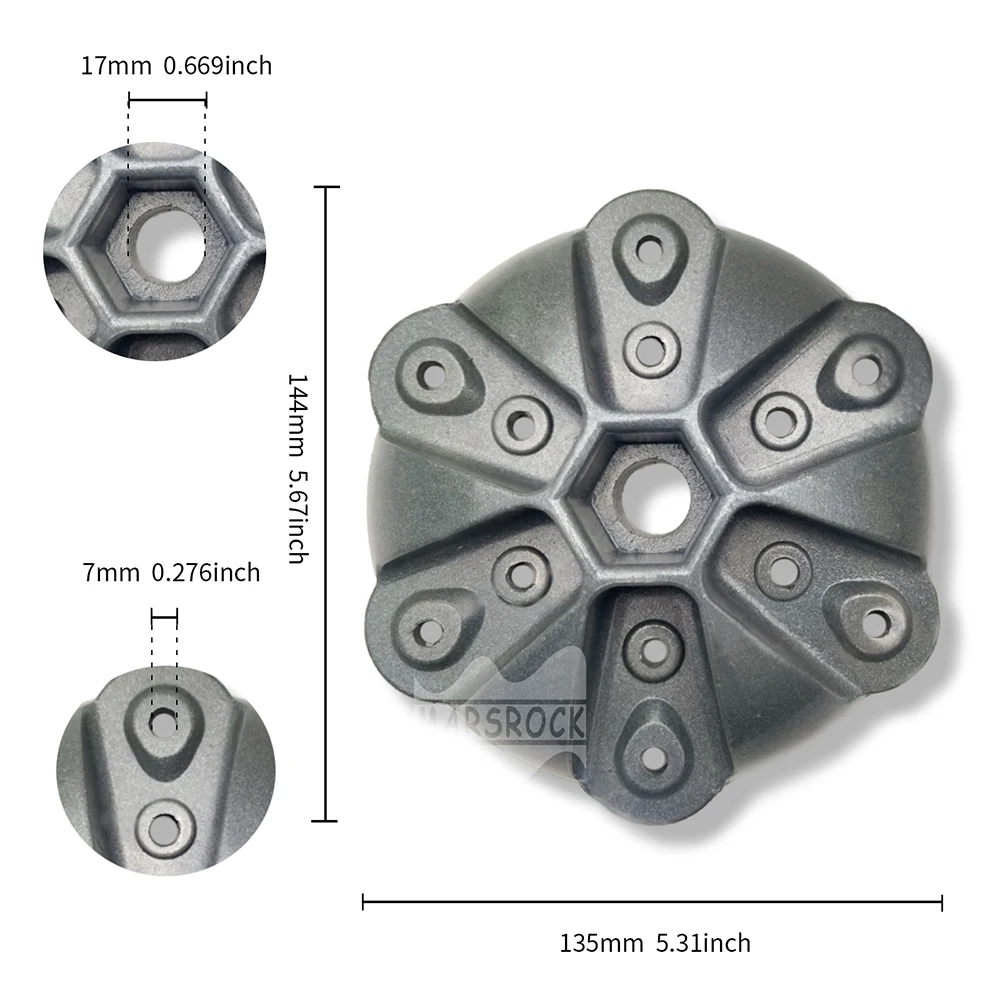 Imagem -04 - Turbina Eólica Geração Roda Hub Cap Turbina Eólica Acessórios Parte Parafusos e Porcas Kit para Horizontal Faça Você Mesmo com Lâminas