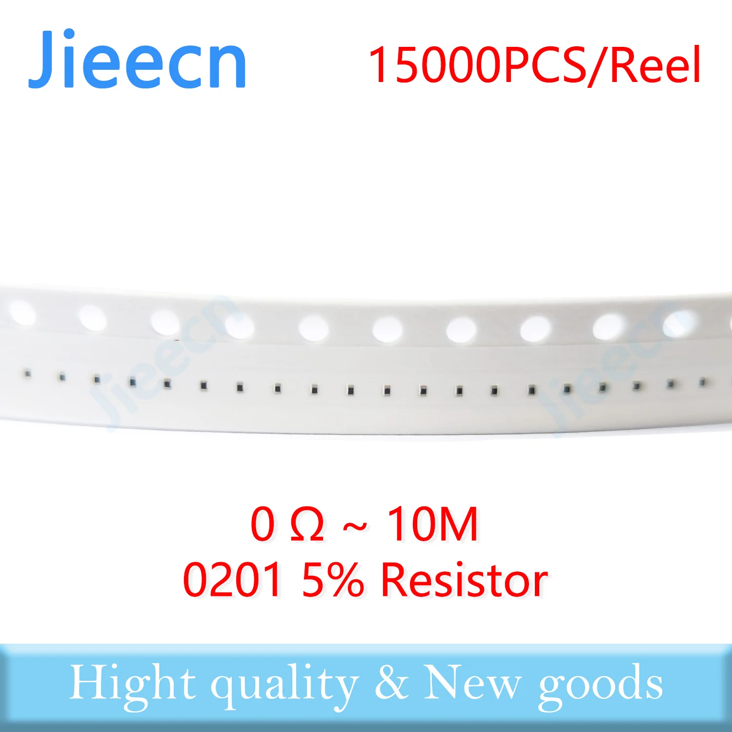 Jieecn 15000 шт. 0201 J 5% SMD резистор 0R-10M 1/20 Вт 0 1 10 100 150 220 330 Ом 1K 2,2 K 4,7 K 10K 100K 1R 10R 100R 150R 220R 330R